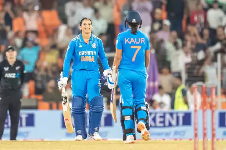 Smriti Mandhana Scores Century as India Clinches ODI Series Against New Zealand