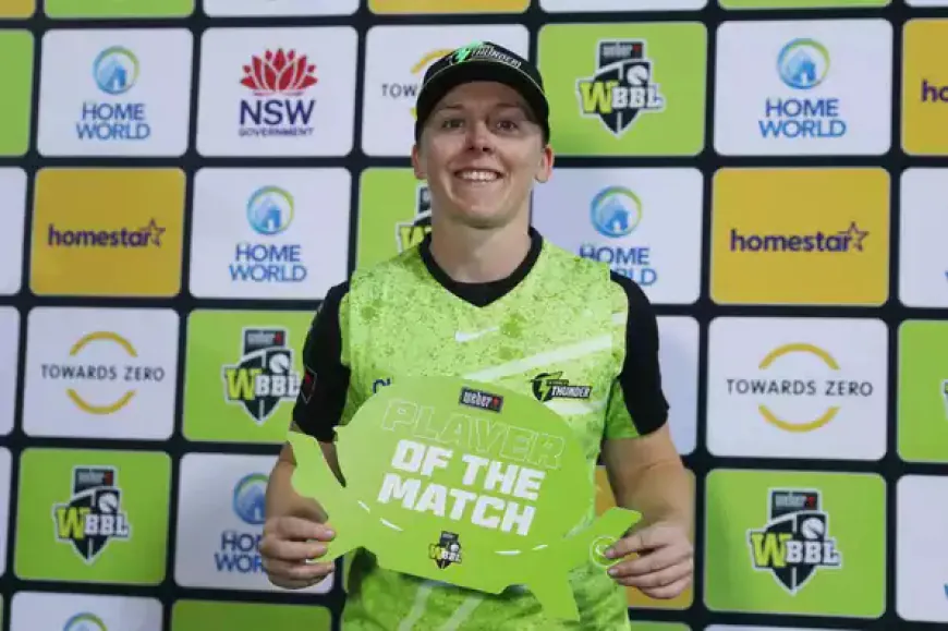 Heather Knight Helps Sydney Thunder Open Account in WBBL