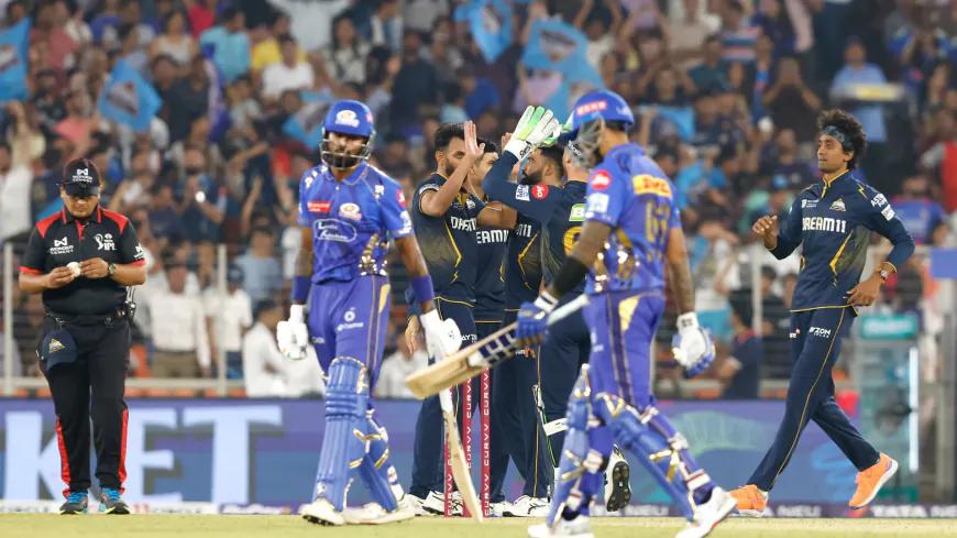 Gujarat Titans Overpower Mumbai Indians with 36-Run Victory