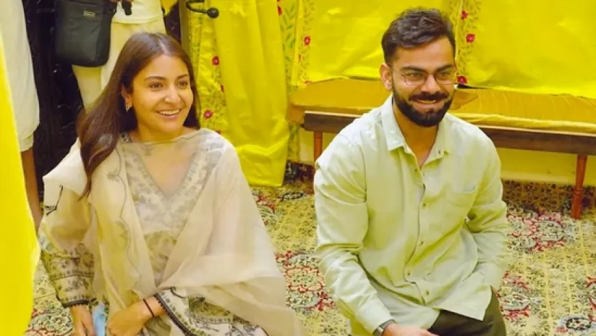 Virat Kohli's Spiritual Moment Following Test Retirement-Anushka Sharma's Trip to Vrindavan with Husband