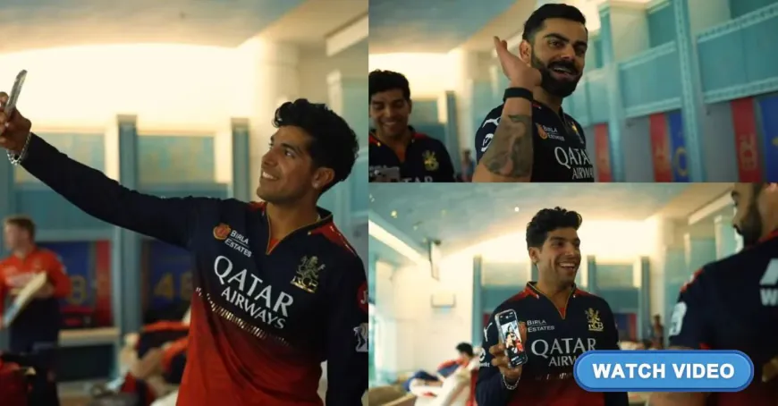 Virat Kohli’s Funny Taunt To Young RCB Star Swastik Chikara Goes Viral