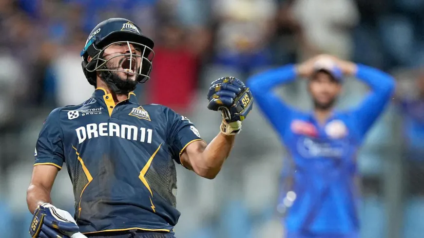 Gujarat Titans Fight Mumbai Indians for IPL Playoff Victory