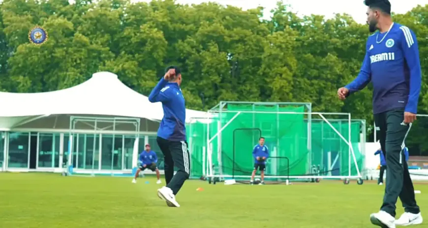 India's Lord's Practice Heats Up Prior to England Test Series