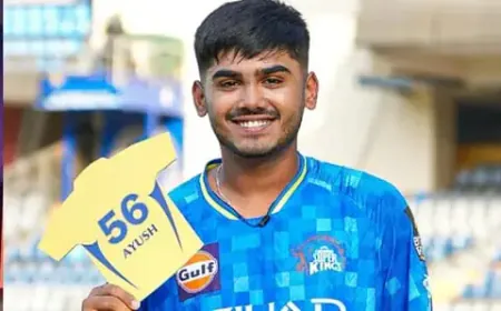 Ayush Mhatre's Great Dream Comes True at Lord's and Gives Future Hopes