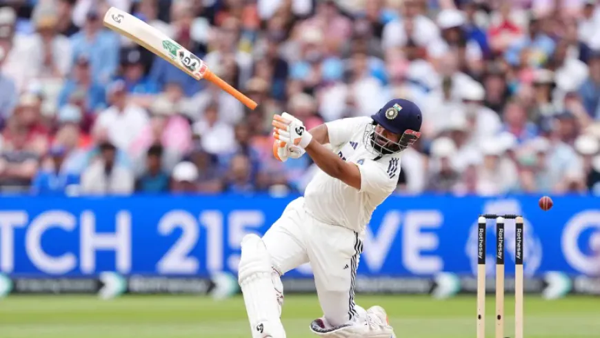 Rishabh Pant’s Daring Knock Helps India Build Big Lead Over England
