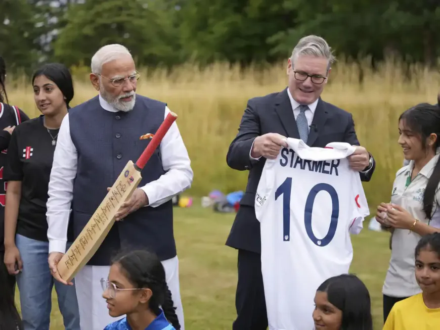 Modi’s Cricket Metaphor Reflects India-UK Strong Ties and Shared Vision