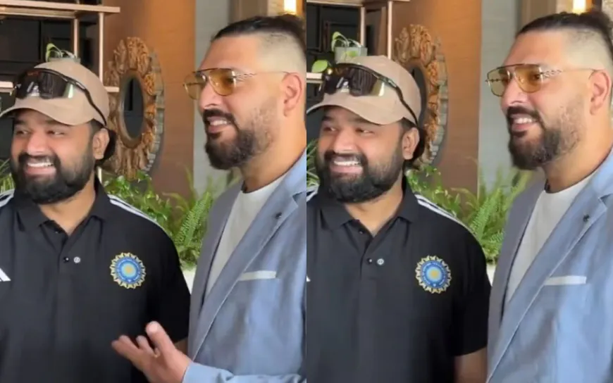 Yuvraj Singh's Hilarious Warning to Rohit Sharma's Doppelganger at ICC Women's World Cup Event