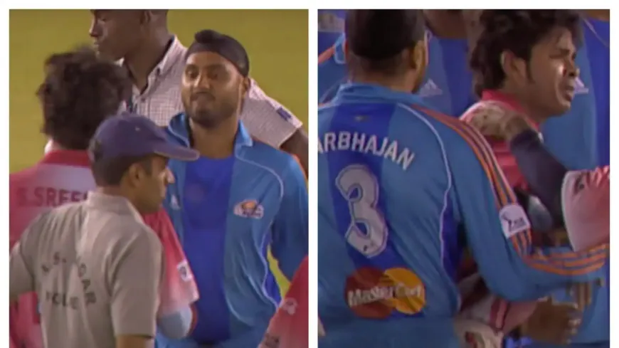 Harbhajan Singh and Sreesanth Slapgate Video Resurfaces 18 Years Later