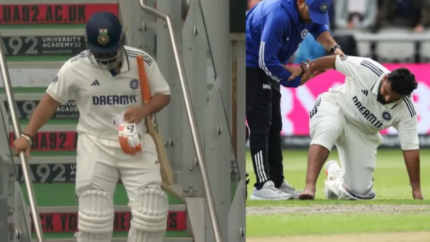 Rishabh Pant Demonstrates His Frustration as Recovery from Injury Prevents Him from Returning to Cricket